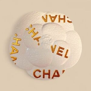 Chanel Camellia Flower Sticker Embellishment